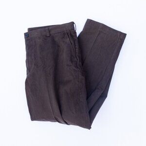 Brooks Brothers 346 Olive Khaki Pants W40 L30 100% Cotton